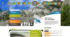 Desktop Screenshot of lucendiois-tourisme.com