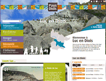 Tablet Screenshot of lucendiois-tourisme.com